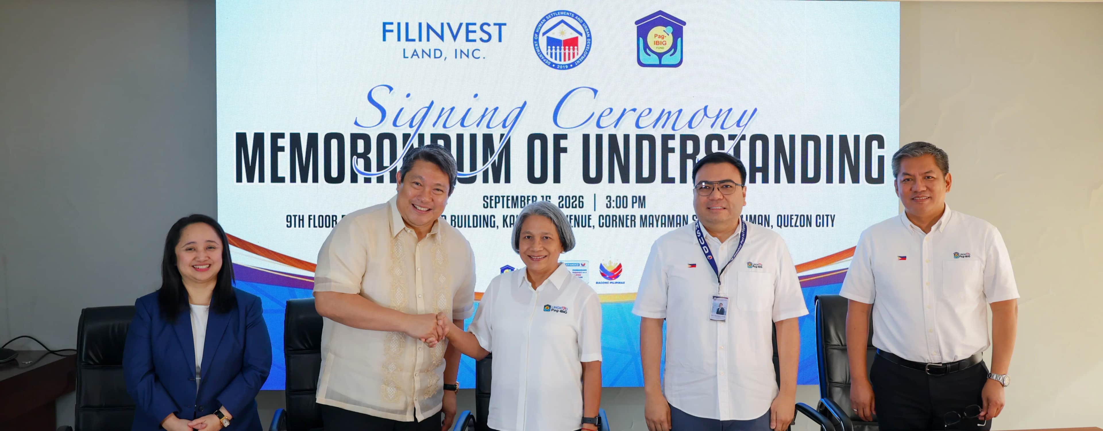 Filinvest Land, Pag-IBIG team up to make homes more accessible to Filipino families