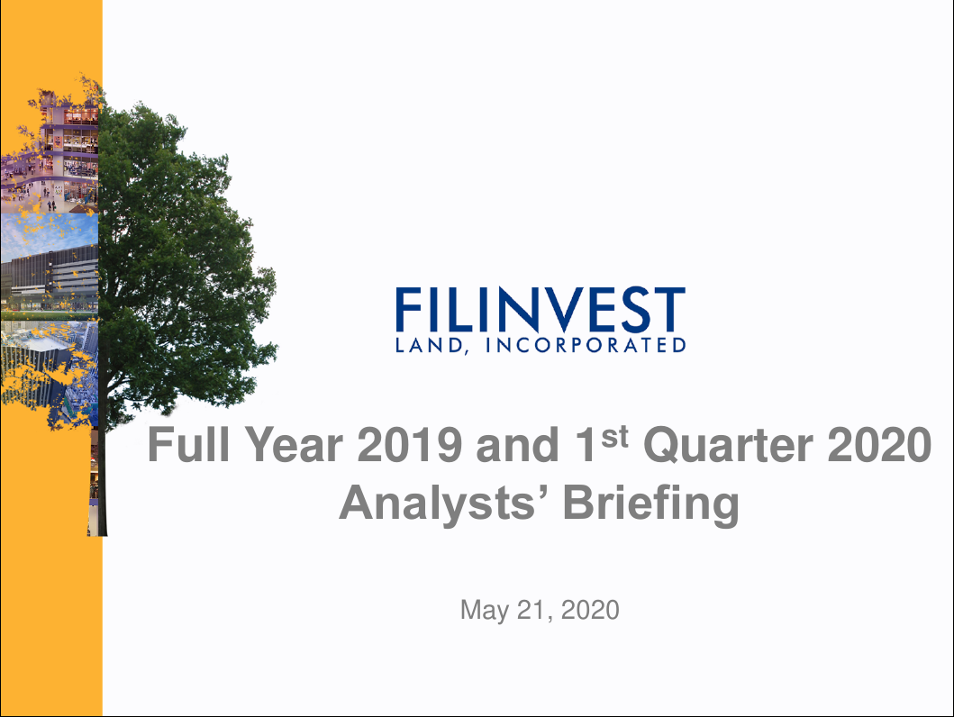 2020.5.21  FLI FY 2019 and 1st Quarter Analysts Briefing website