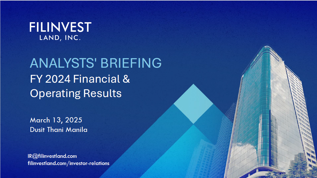 Analysts Briefing