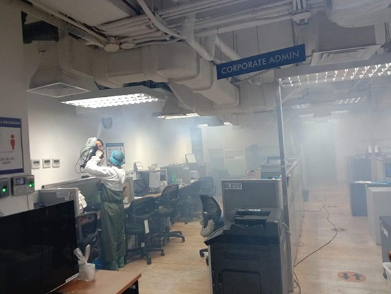 Routine disinfection and sanitation procedures