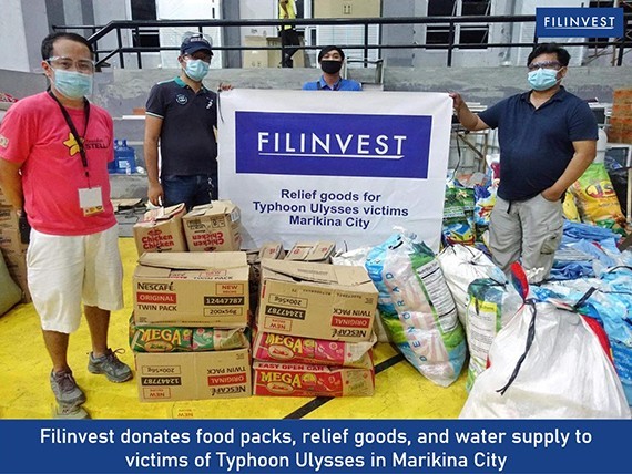 Turnover of Relief Goods for Typhoon Ulysses victims in Marikina City